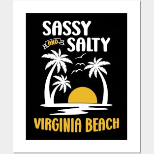 Funny Virginia Beach Summer Virginia Vacation Posters and Art